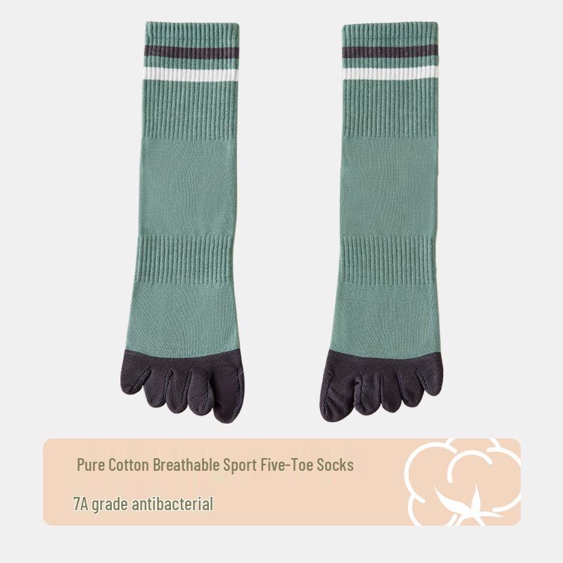 Мужские носки до середины икры из антибактериального хлопка с раздельным пальцем - Влагоотводящие, Устойчивые к запаху, Полосатые, Эластичные, Бесшовный дизайн для весны/лета
Мужские носки до середины икры из антибактериального хлопка с раздельным пальцем - Влагоотводящие, Устойчивые к запаху, Полосатые, Эластичные, Бесшовный дизайн для весны/лета