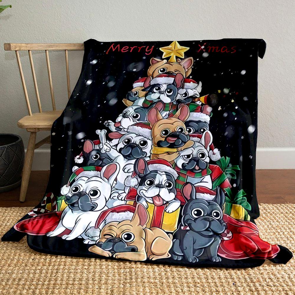 Merry Xmas French Bulldog Tree Pattern Blanket bedroom Blanket for Livingroom Couch lunch break Soft throw for Friend s festival Gift 80cm x 120cm
Merry Xmas French Bulldog Tree Pattern Blanket bedroom Blanket for Livingroom Couch lunch break Soft throw for Friend s festival Gift 80cm x 120cm