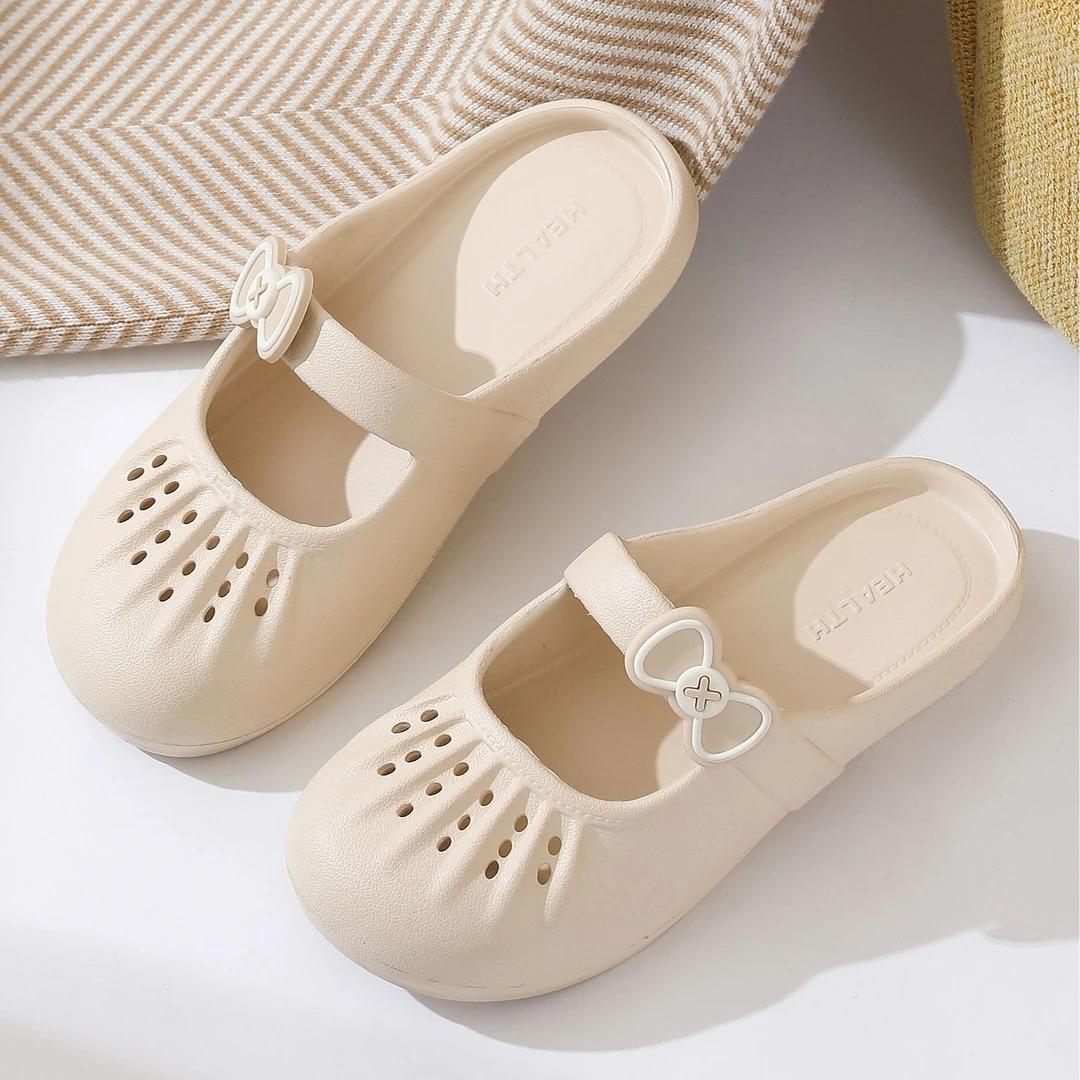 Summer new hole shoes bag head slippers women s non-slip cute casual home wear soft bottom breathable 36 хакі
Summer new hole shoes bag head slippers women s non-slip cute casual home wear soft bottom breathable 36 хакі