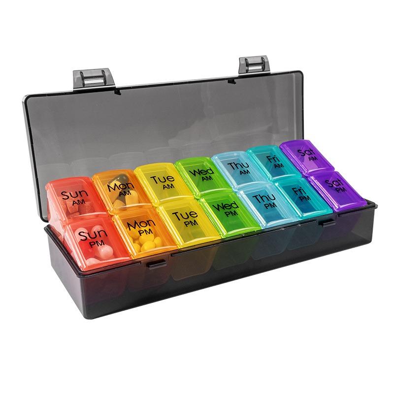 New Hot Weekly Large Portable Premuim Pill Box Cases Organizer 7 Day 14 Grids Storage for Medicine Vitamin Supplements Fish Oils
New Hot Weekly Large Portable Premuim Pill Box Cases Organizer 7 Day 14 Grids Storage for Medicine Vitamin Supplements Fish Oils