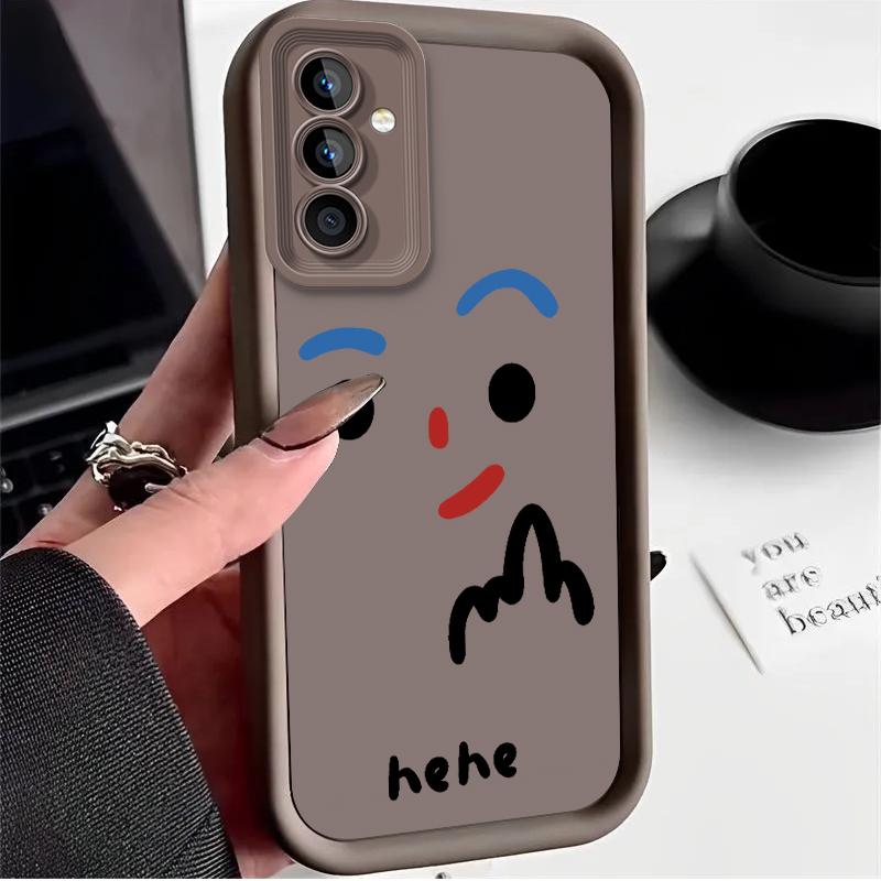 Hand Drawn Hehe Face Case for Samsung Galaxy A53 A50 A50S A36 5G A35 A34 A33 A32 A30 A26 A24 A23 A22 A20 A16 A15 A13 4G Cover Galaxy M35 5G
Hand Drawn Hehe Face Case for Samsung Galaxy A53 A50 A50S A36 5G A35 A34 A33 A32 A30 A26 A24 A23 A22 A20 A16 A15 A13 4G Cover Galaxy M35 5G