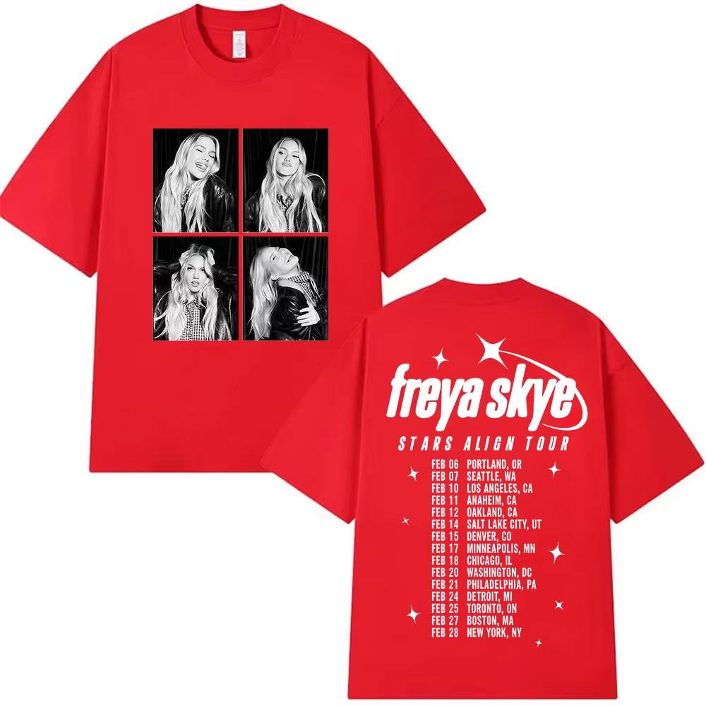 Singer Freya Skye Cotton Unisexs Shirt Summer Oversized Stars Align Tour Album Graphics Womens Yk Hip Hop Streetwear Tshirt 2XL
Singer Freya Skye Cotton Unisexs Shirt Summer Oversized Stars Align Tour Album Graphics Womens Yk Hip Hop Streetwear Tshirt 2XL