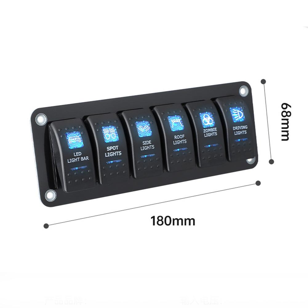 Sale Newest 6 Gang LED Rocker Switch Panel 12V/24V Car Marine RV Control Panel With 10A Fuse Replacement Car Accessories China Mainland
Sale Newest 6 Gang LED Rocker Switch Panel 12V/24V Car Marine RV Control Panel With 10A Fuse Replacement Car Accessories China Mainland