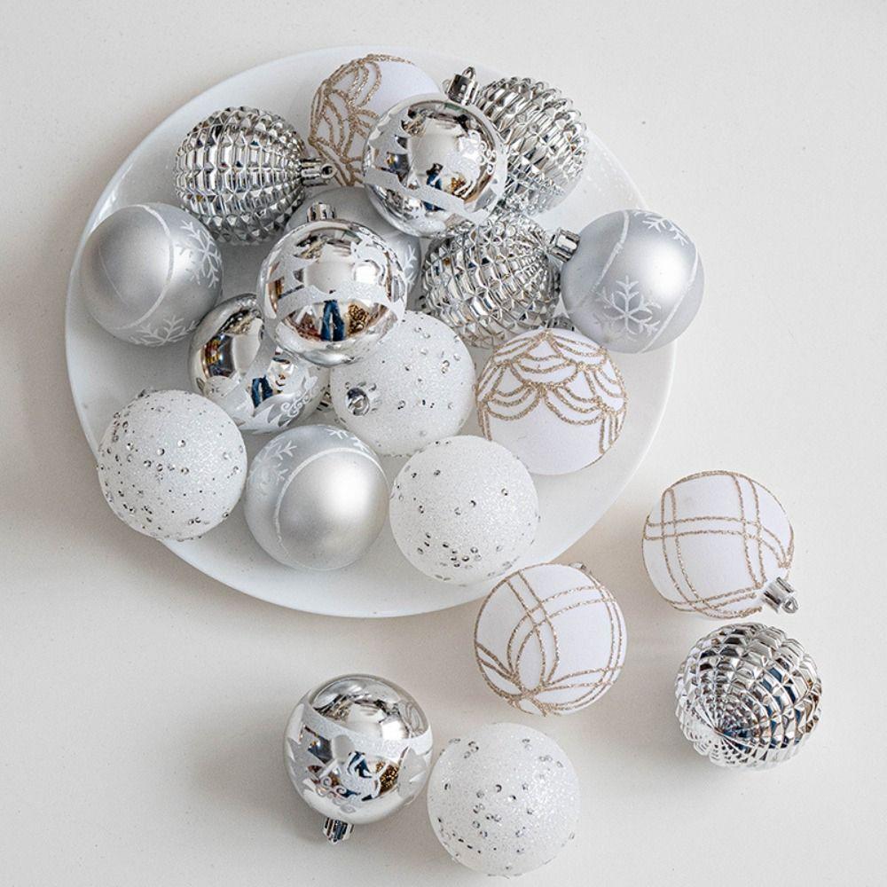 20pcs 6cm Painted Christmas Balls Pendant Plastic Xmas Tree Ornaments Home New Year Decor
20pcs 6cm Painted Christmas Balls Pendant Plastic Xmas Tree Ornaments Home New Year Decor