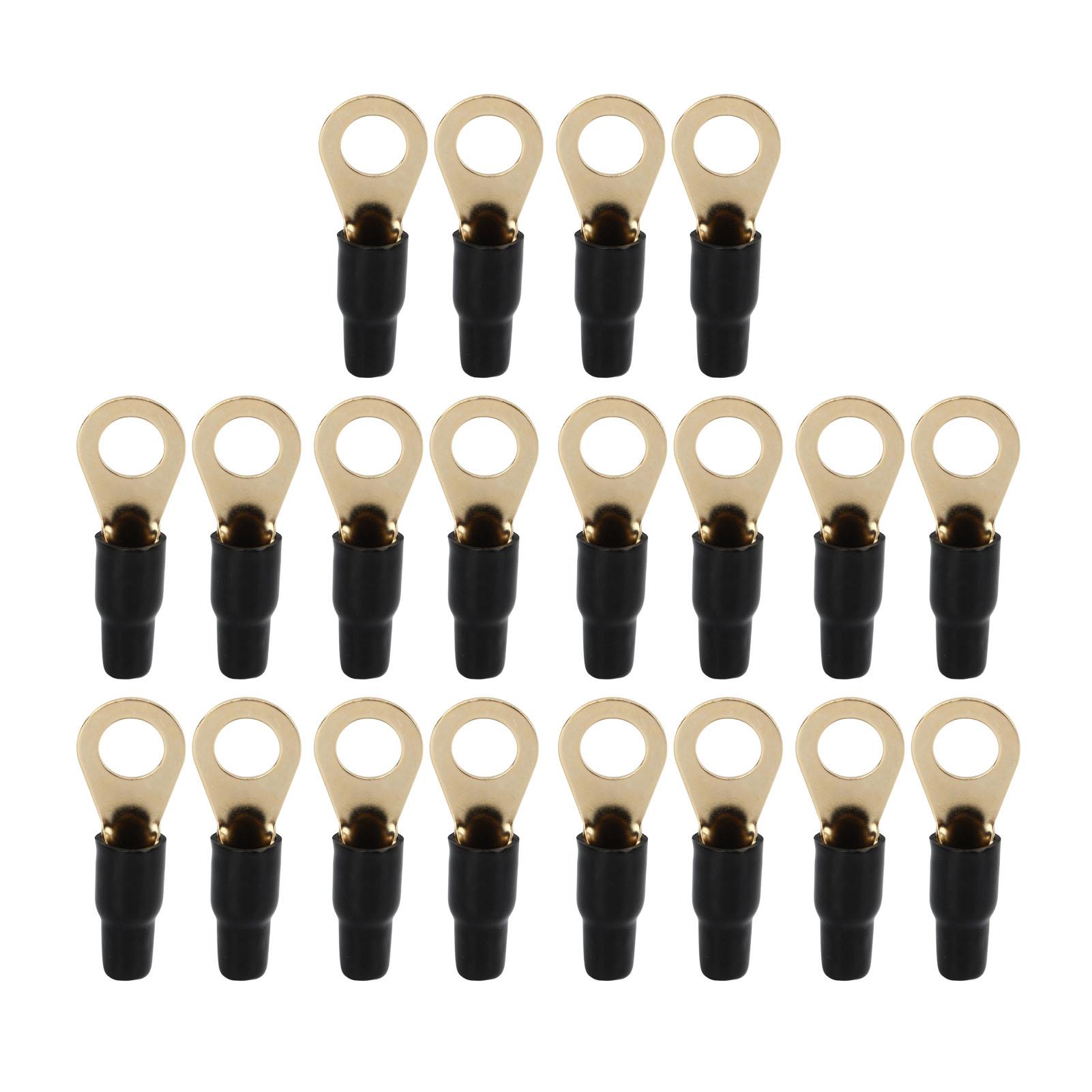 20 Pcs 4GA Wire Lugs Copper Ring Cable Terminal Ends Connector for Distribution Box Vehicle
20 Pcs 4GA Wire Lugs Copper Ring Cable Terminal Ends Connector for Distribution Box Vehicle