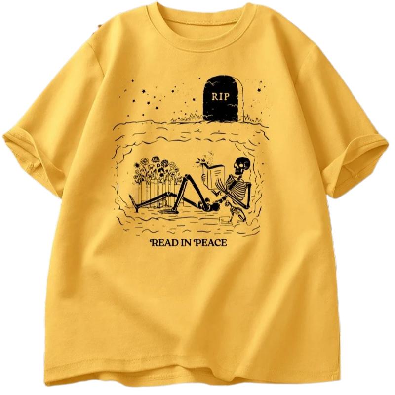 Womens Bookworm Themed TShirt Book Lover Apparel Skull Reading TShirt Retro Pattern TShirt Classic ShortSleeve TShirt 4XL
Womens Bookworm Themed TShirt Book Lover Apparel Skull Reading TShirt Retro Pattern TShirt Classic ShortSleeve TShirt 4XL