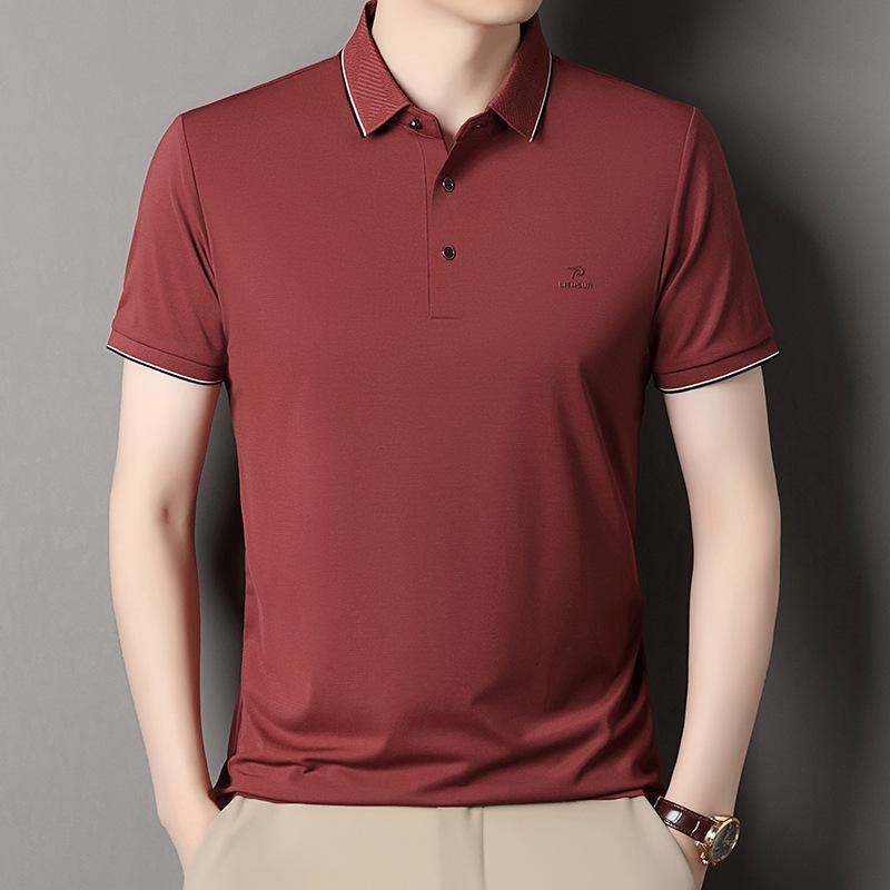 Футболка-поло с коротким рукавом, мужская, однотонная, свободная, с коротким рукавом и лацканами, машинная стирка, одежда из высококачественного шелка L
Футболка-поло с коротким рукавом, мужская, однотонная, свободная, с коротким рукавом и лацканами, машинная стирка, одежда из высококачественного шелка L