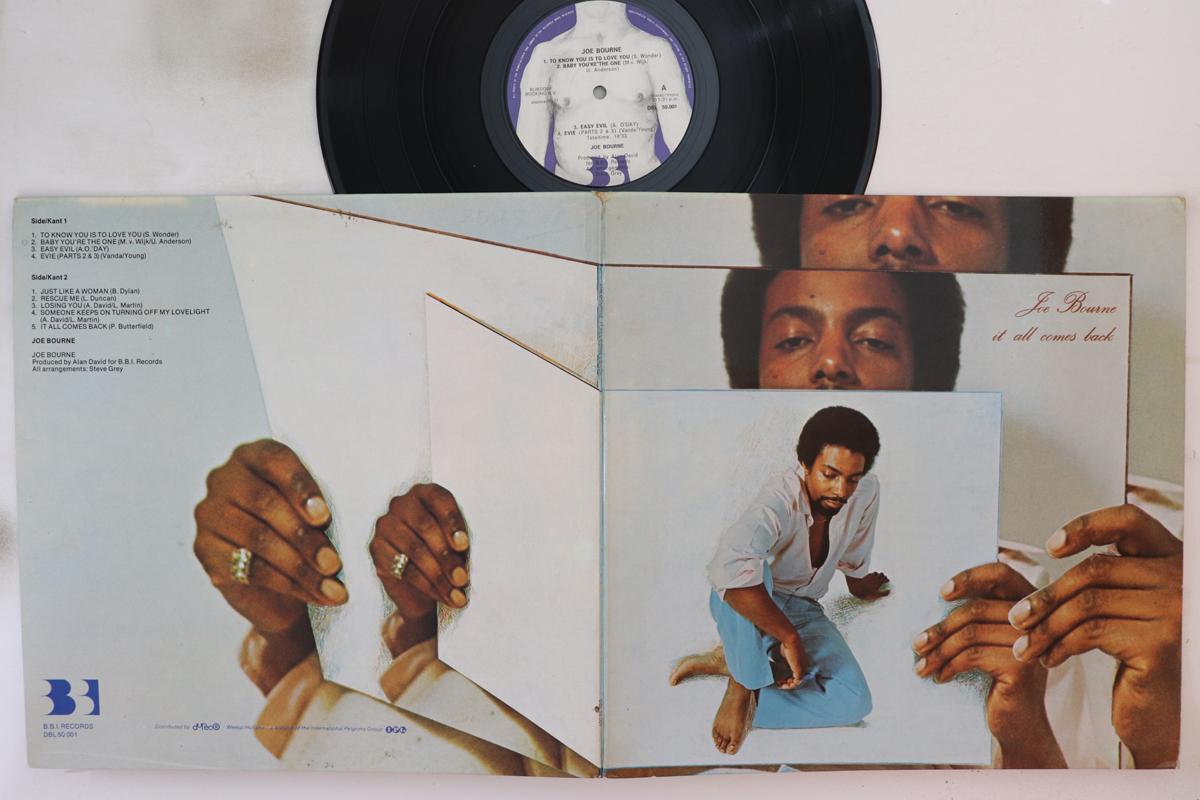 LP Record JOE BOURNE - It All Comes Back DBL50001 B.B.I. 1977 Netherland Soul/Funk Used
LP Record JOE BOURNE - It All Comes Back DBL50001 B.B.I. 1977 Netherland Soul/Funk Used