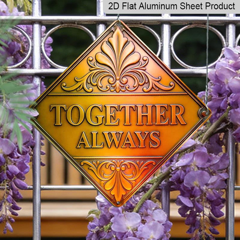 2D Flat, 1pc Vintage Together Moments Wall Sign - Retro Metal Aluminum Plaque Suitable for Living Room, Cafe & Homestay Decor, Commemorative Gift for 20*20cm
2D Flat, 1pc Vintage Together Moments Wall Sign - Retro Metal Aluminum Plaque Suitable for Living Room, Cafe & Homestay Decor, Commemorative Gift for 20*20cm