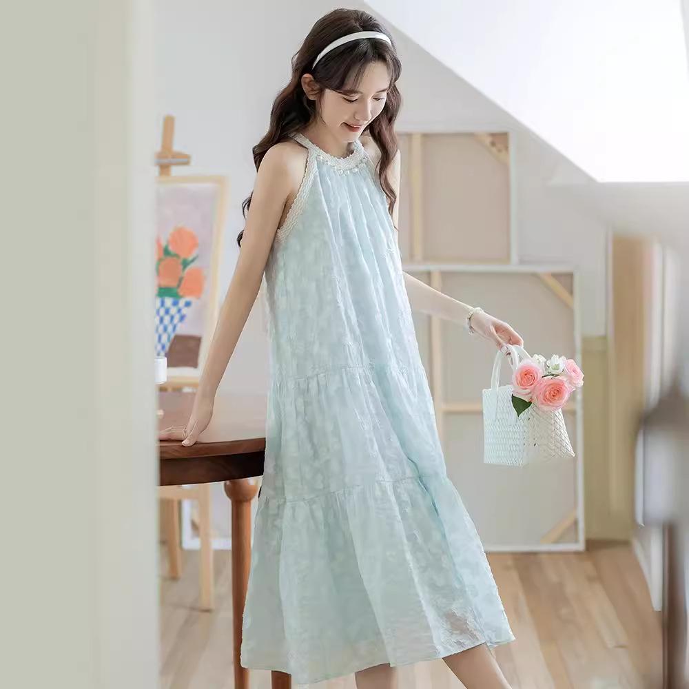 Жемчужное платье без рукавов с вырезом под шею женское летнее платье для морского отдыха платье на бретелях длинное платье XL
Жемчужное платье без рукавов с вырезом под шею женское летнее платье для морского отдыха платье на бретелях длинное платье XL