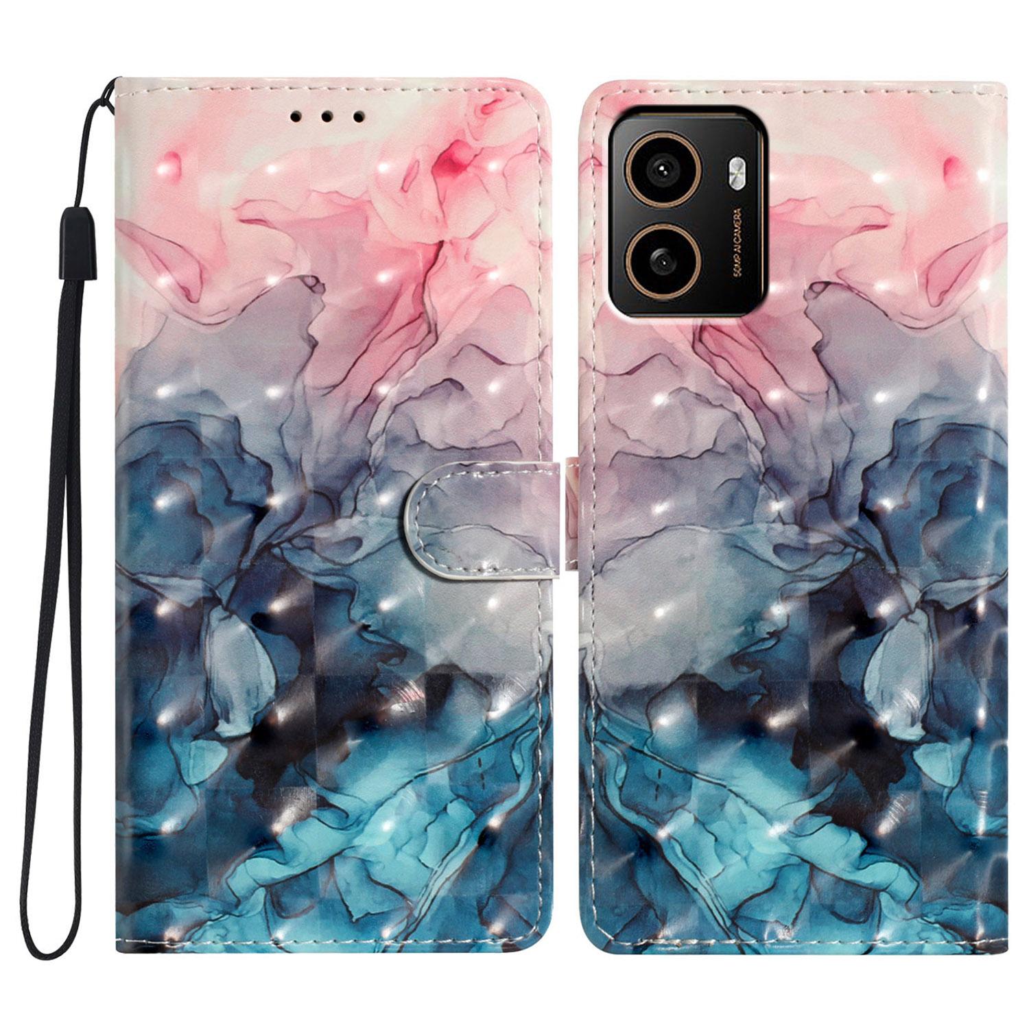 For HMD Pulse+ Case PU Leather 3D Pattern Printing Wallet Phone Cover Pink Blue Marble
For HMD Pulse+ Case PU Leather 3D Pattern Printing Wallet Phone Cover Pink Blue Marble