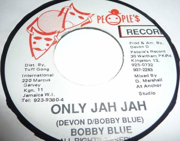 7inch Record BOBBY BLUE Only Jah Jah NONE Peoples Record Jamaica Reggae Ska Dub Used
7inch Record BOBBY BLUE Only Jah Jah NONE Peoples Record Jamaica Reggae Ska Dub Used