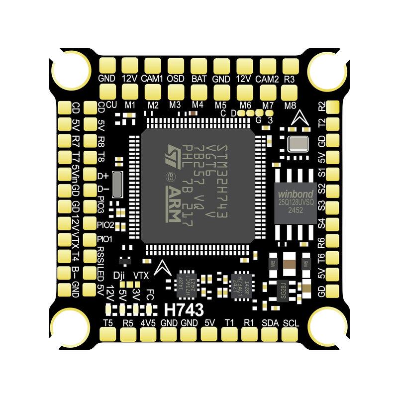 Політ-контролер та ESC-стек DAKEFPV H743
Політ-контролер та ESC-стек DAKEFPV H743
