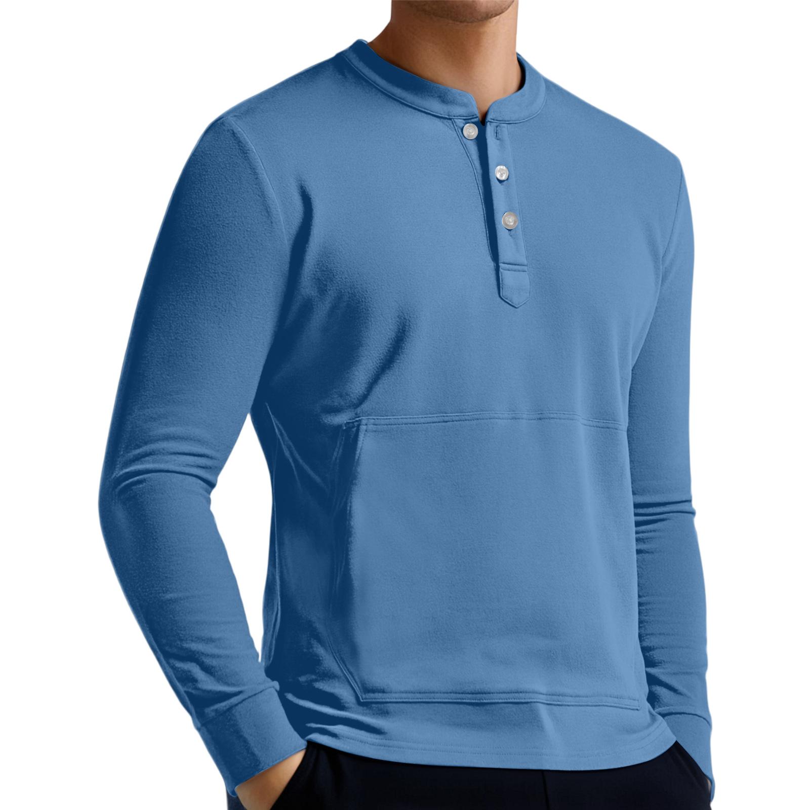 Мужской повседневный свитшот на пуговицах, однотонная рубашка с длинным рукавом, пуловер L
Мужской повседневный свитшот на пуговицах, однотонная рубашка с длинным рукавом, пуловер L