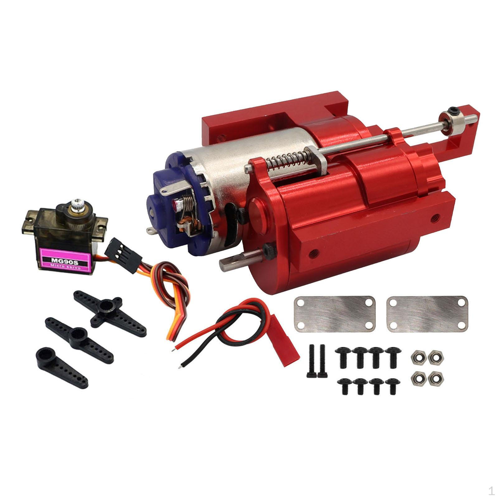 1/12 RC Car Gearbox Transmission Model Vehicle Parts for C24, Gas, D90 91 96 98 99S чорний
1/12 RC Car Gearbox Transmission Model Vehicle Parts for C24, Gas, D90 91 96 98 99S чорний