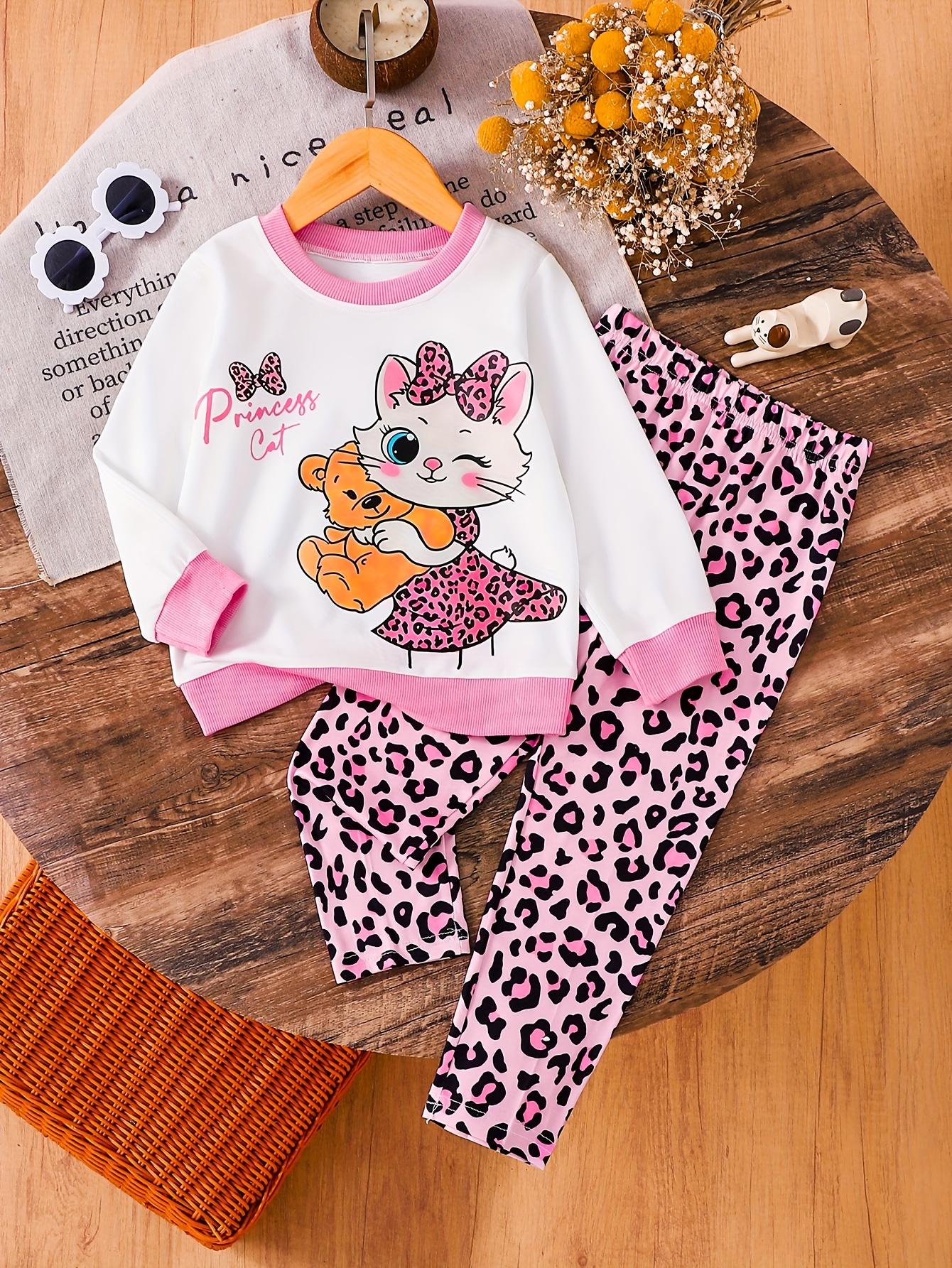 Baby Girl Princess Cat Set, Pink Leopard, 2Pcs Fall Outfit 9-12M розовый
Baby Girl Princess Cat Set, Pink Leopard, 2Pcs Fall Outfit 9-12M розовый