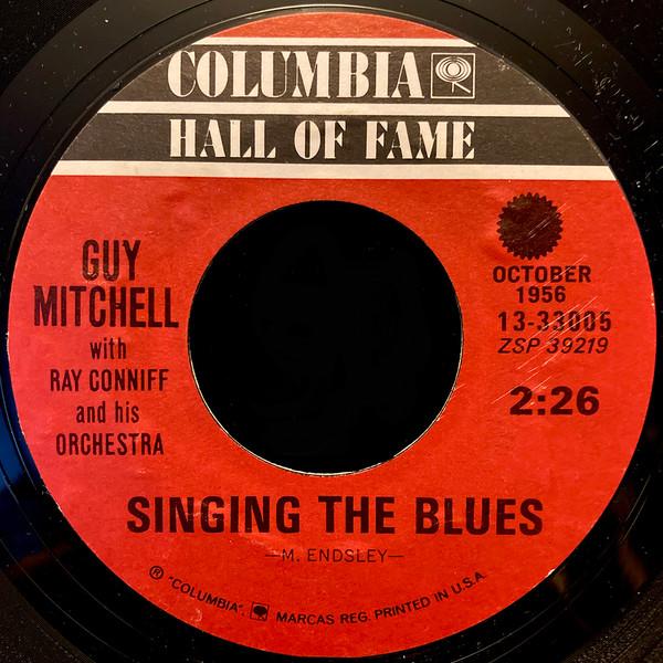 7inch Record GUY MITCHELL Singing The Blues Heartaches By T 1333005 Columbia US Rock Used
7inch Record GUY MITCHELL Singing The Blues Heartaches By T 1333005 Columbia US Rock Used