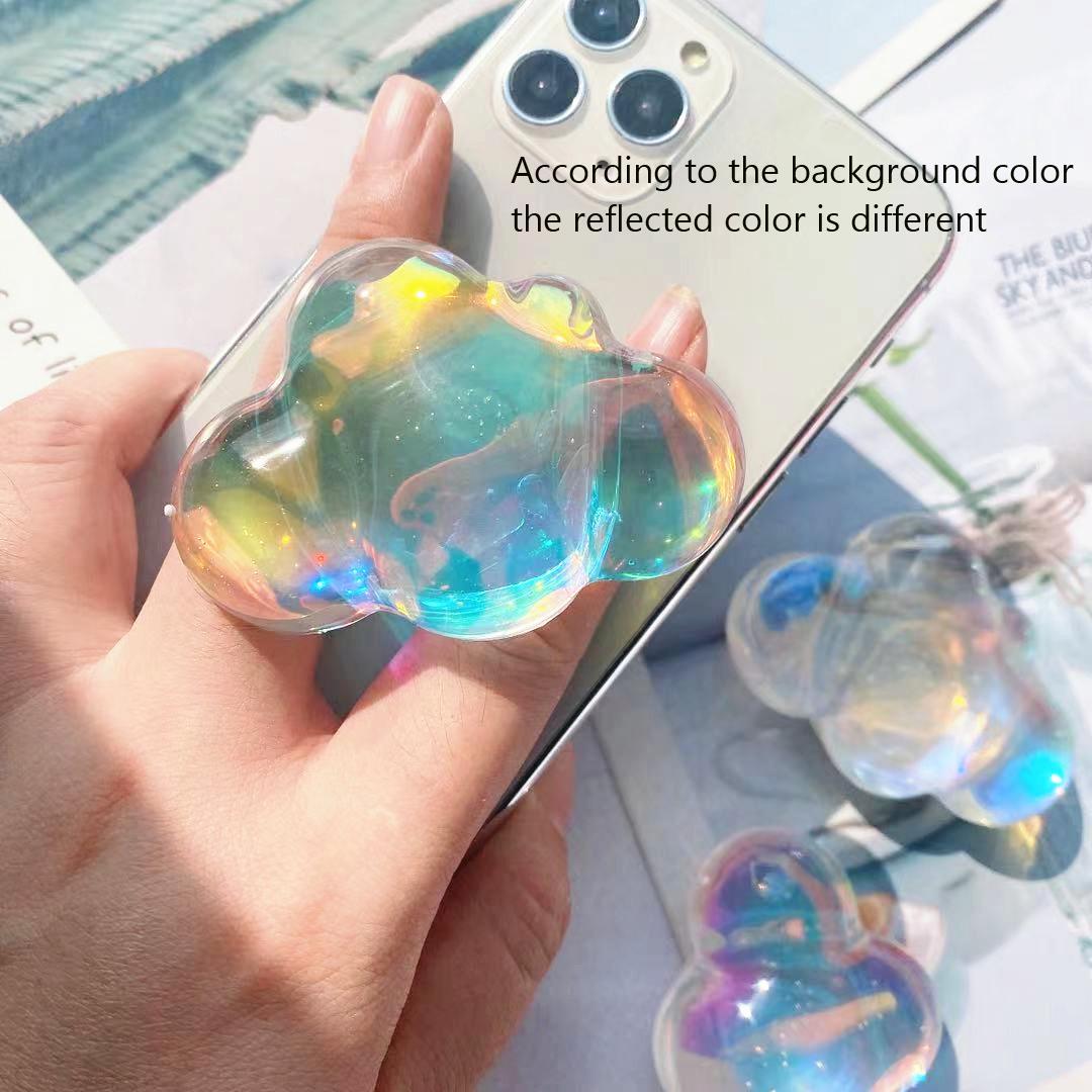 3D Korea Laser Clouds INS Mobile Phone Holder SupportsTok Folding Finger Holder for Girls
3D Korea Laser Clouds INS Mobile Phone Holder SupportsTok Folding Finger Holder for Girls