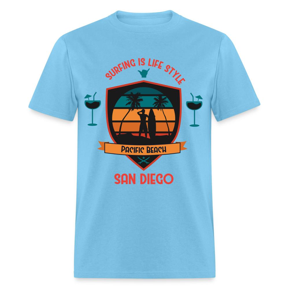 Surfing is Life Style shirt Pacific Beach San Diego California 619 T-Shirt 2XL
Surfing is Life Style shirt Pacific Beach San Diego California 619 T-Shirt 2XL