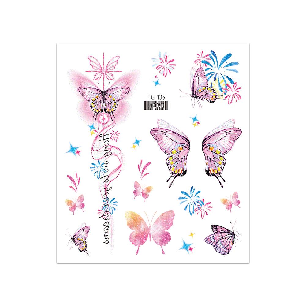 Ricalon Glitter Butterfly Temporary Tattoos - Festival & Princess Face Stickers for Kids and Influencers 105x120mm
Ricalon Glitter Butterfly Temporary Tattoos - Festival & Princess Face Stickers for Kids and Influencers 105x120mm