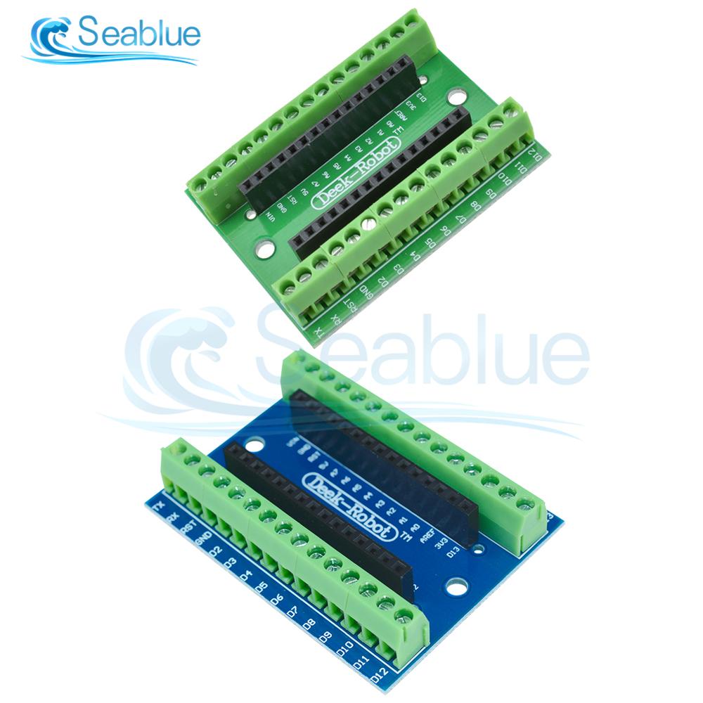 1Pcs NANO V3.0 3.0 Controller Terminal Adapter Expansion Board NANO IO Shield Simple Extension Plate For Arduino AVR ATMEGA328P зелений
1Pcs NANO V3.0 3.0 Controller Terminal Adapter Expansion Board NANO IO Shield Simple Extension Plate For Arduino AVR ATMEGA328P зелений
