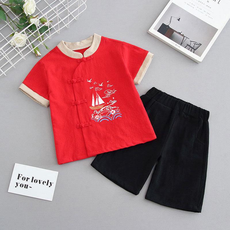 Летний тонкий костюм для мальчиков в китайском стиле в стиле ханбок для детей в китайском стиле для мальчиков в летнюю традиционную одежду в стиле Тан 140
Летний тонкий костюм для мальчиков в китайском стиле в стиле ханбок для детей в китайском стиле для мальчиков в летнюю традиционную одежду в стиле Тан 140