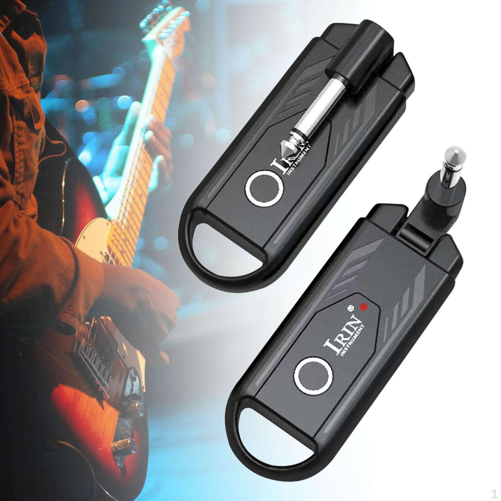Transmitter and Receiver Compact Portable Lightweight Wireless Guitar System
Transmitter and Receiver Compact Portable Lightweight Wireless Guitar System