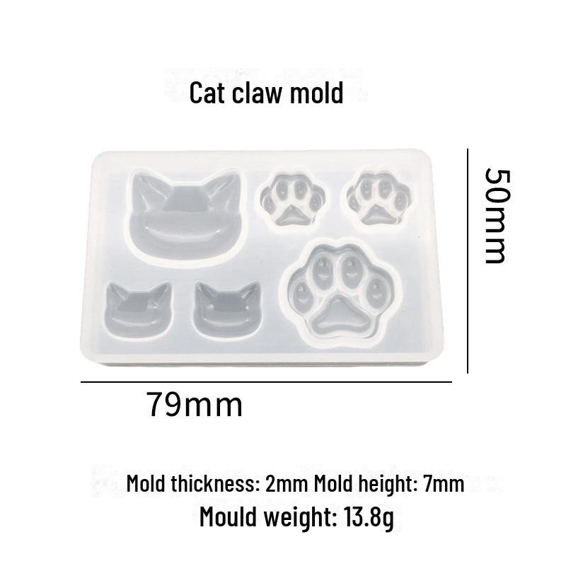 Силиконовая форма «Кошачий коготь» для изготовления сережек и брелоков
Силиконовая форма «Кошачий коготь» для изготовления сережек и брелоков