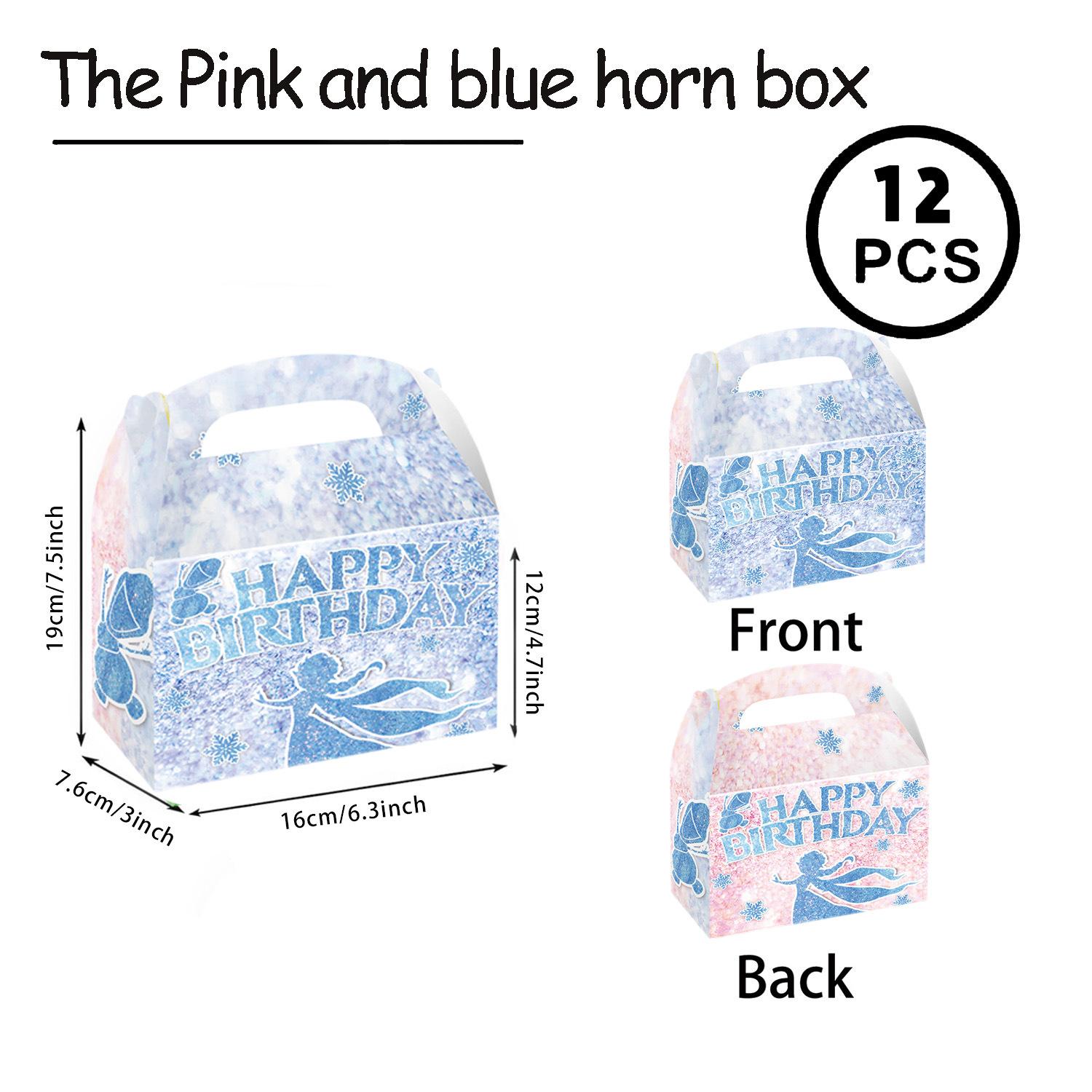 Horn Box Gift Box Party Supplies Birthday Decorations Candy Box Arrangement Props Party Dessert Burger Box Ice and Snow Horn Box 12pcs
Horn Box Gift Box Party Supplies Birthday Decorations Candy Box Arrangement Props Party Dessert Burger Box Ice and Snow Horn Box 12pcs