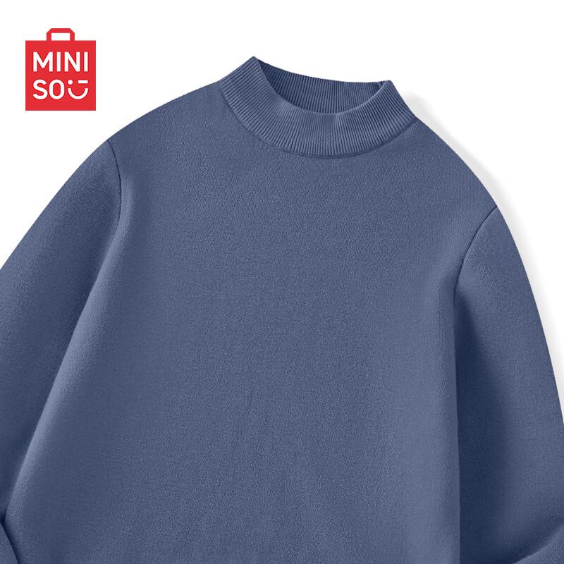 MINISO Men s Fleece Lined Half Turtleneck Sweater M
MINISO Men s Fleece Lined Half Turtleneck Sweater M