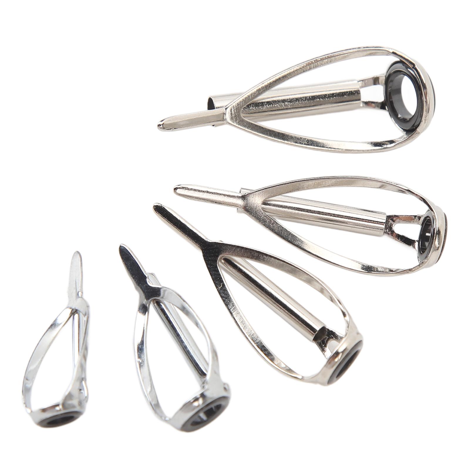 5pcs Fishing Rod Tip Ring Tangle Free 5 Sizes Metal Ceramic Fishing Rod Tip Repair Kit for Saltwater Freshwater Saltwater
5pcs Fishing Rod Tip Ring Tangle Free 5 Sizes Metal Ceramic Fishing Rod Tip Repair Kit for Saltwater Freshwater Saltwater