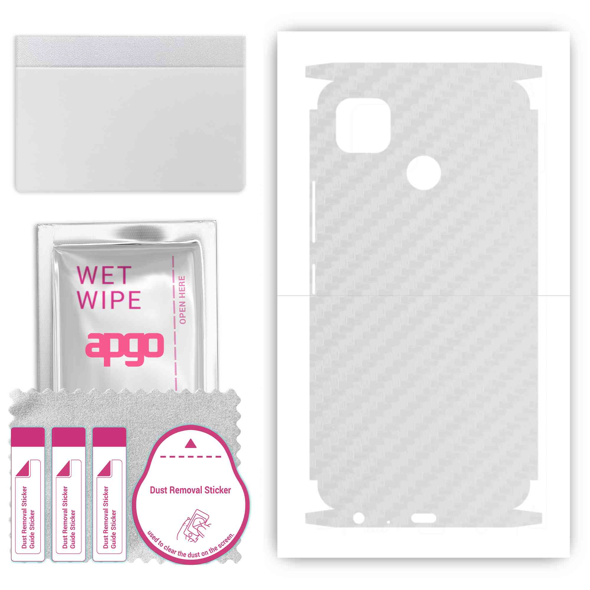 apgo Protective Skin Sticker for the back+sides compatible with Tecno Pop 4, Full Wrap Film, Foil, Vinyl - Pattern Transparent Carbon
apgo Protective Skin Sticker for the back+sides compatible with Tecno Pop 4, Full Wrap Film, Foil, Vinyl - Pattern Transparent Carbon
