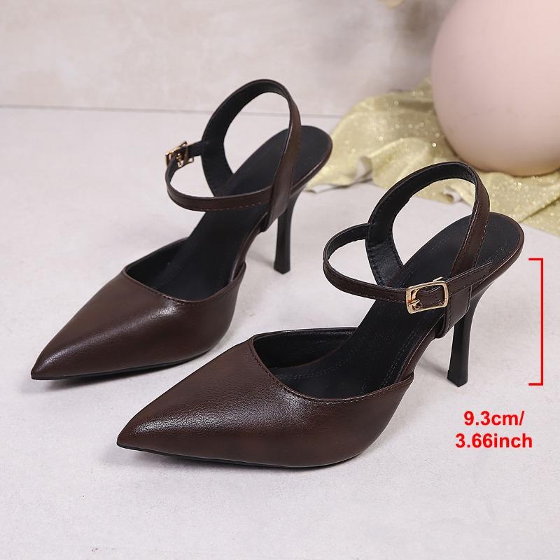 Baotou Stiletou Sandals Fashion Pointed Toe Shallow Mouth Slip-on Anti-Slip Wear-Resistant High Heels 36
Baotou Stiletou Sandals Fashion Pointed Toe Shallow Mouth Slip-on Anti-Slip Wear-Resistant High Heels 36