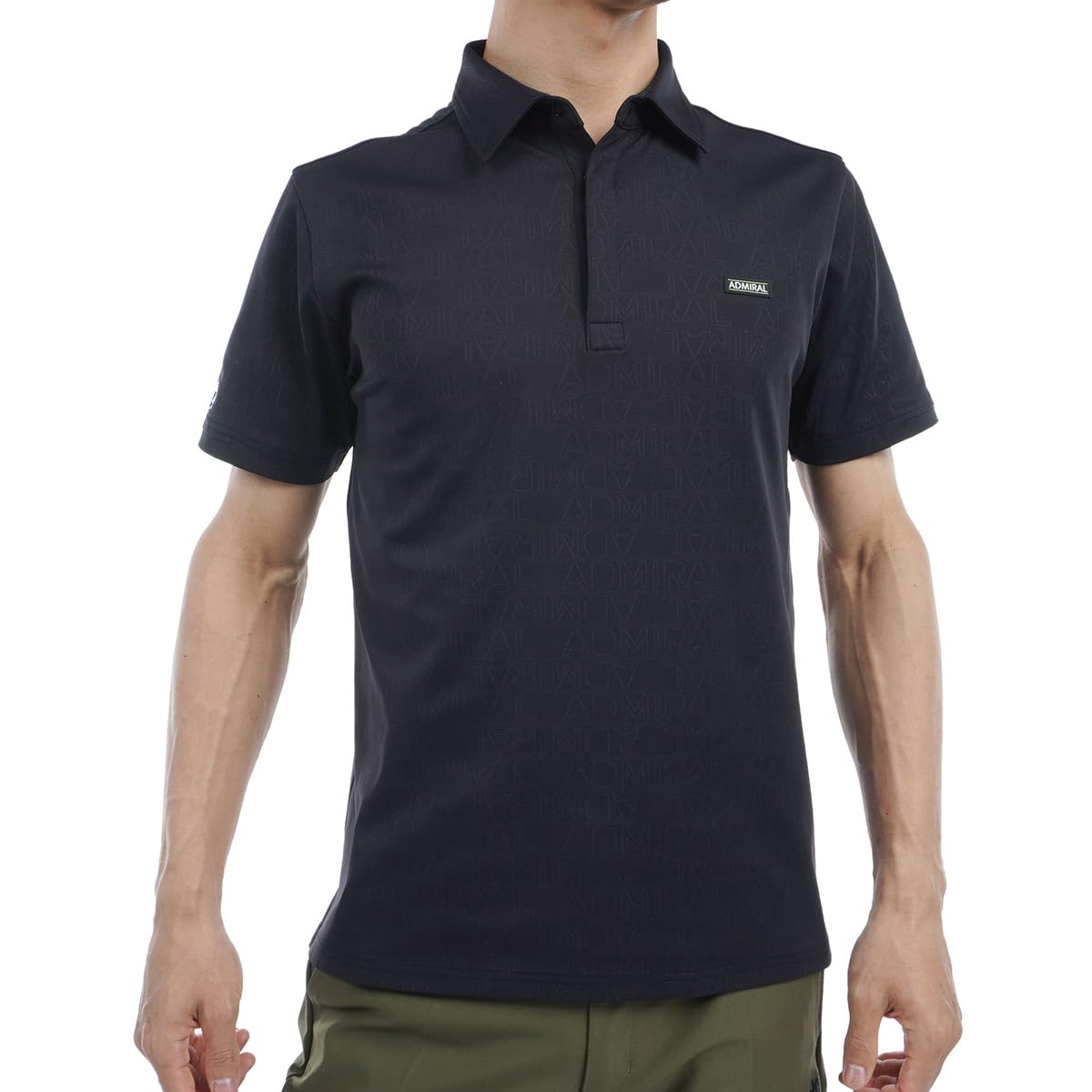 Admiral Golf ADMA461 Classic Logo Embossed Stretch Short Sleeve Black Shirt, Men s, чорний
Admiral Golf ADMA461 Classic Logo Embossed Stretch Short Sleeve Black Shirt, Men s, чорний