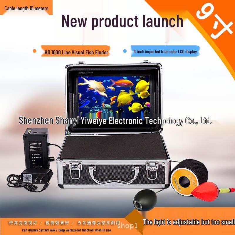9 HD Waterproof Fish Finder Camera with Night Vision
9 HD Waterproof Fish Finder Camera with Night Vision