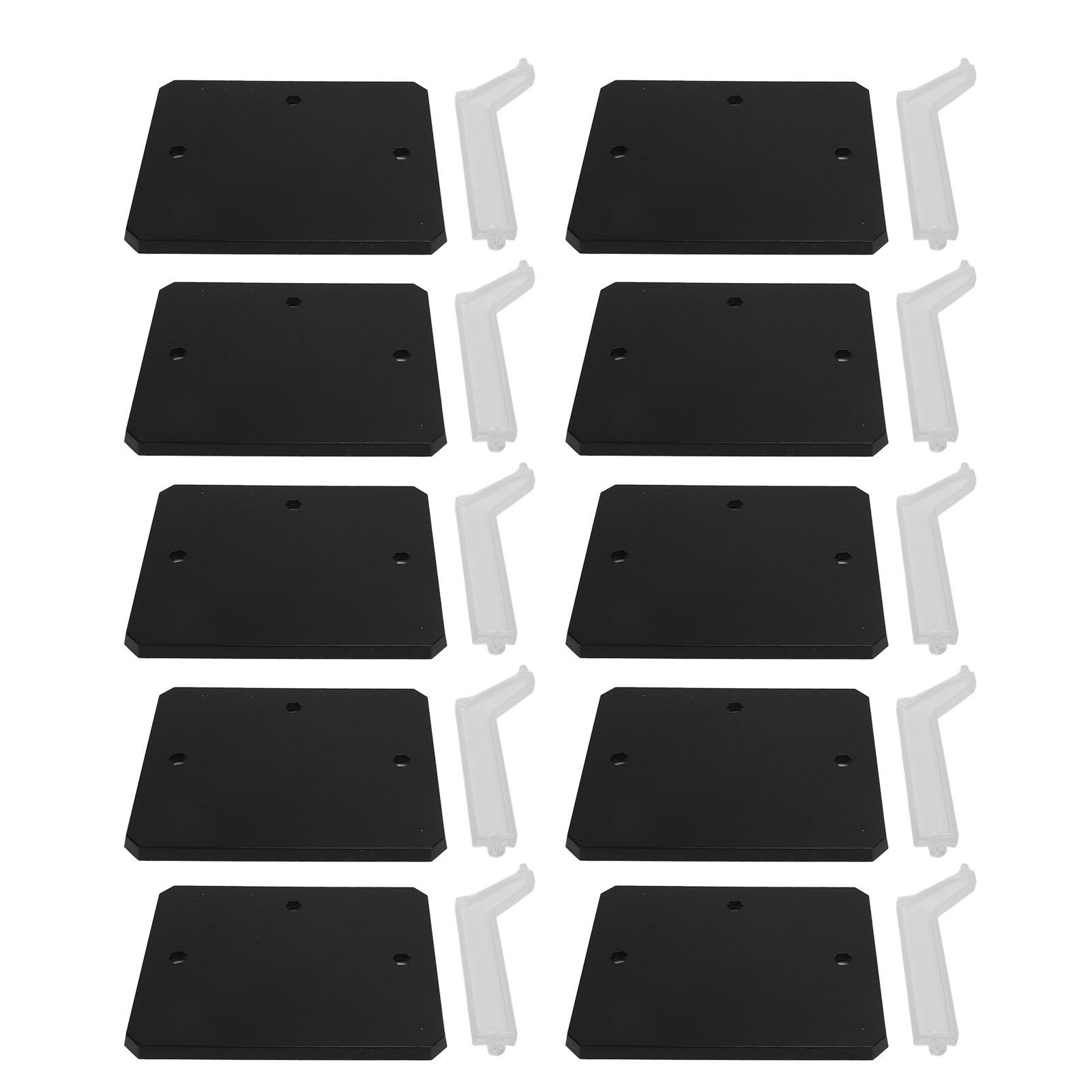 10Pcs Action Figure Stand Assembly Action Figure Display Holder Base Doll Model Support Stand for 1/ Black
10Pcs Action Figure Stand Assembly Action Figure Display Holder Base Doll Model Support Stand for 1/ Black