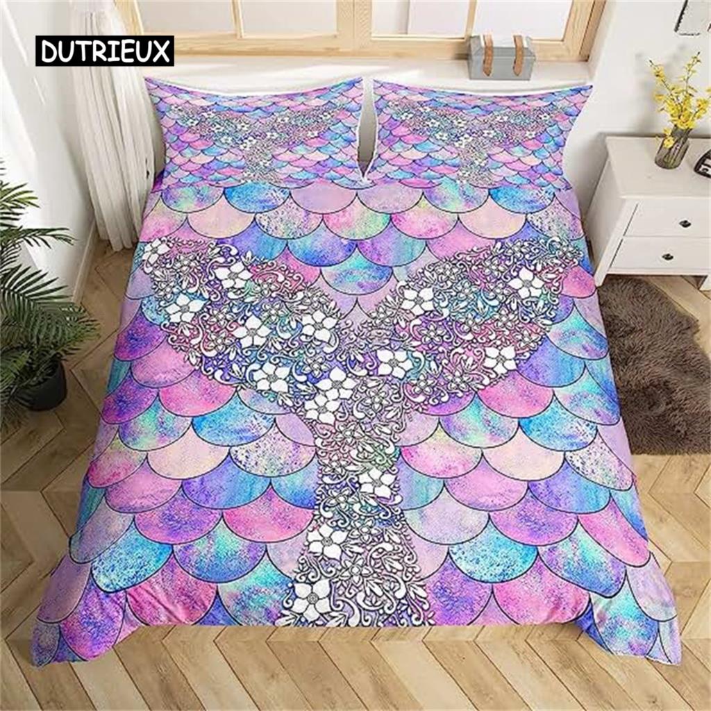 Fish Scales Quilt Cover Pink Mermaid Scales Colorful Bedding Sets Cozy Microfiber Fabric Quilt Cover for Girls Gifts Sleep Bedding Package Decoration EU single(135x200cm)
Fish Scales Quilt Cover Pink Mermaid Scales Colorful Bedding Sets Cozy Microfiber Fabric Quilt Cover for Girls Gifts Sleep Bedding Package Decoration EU single(135x200cm)