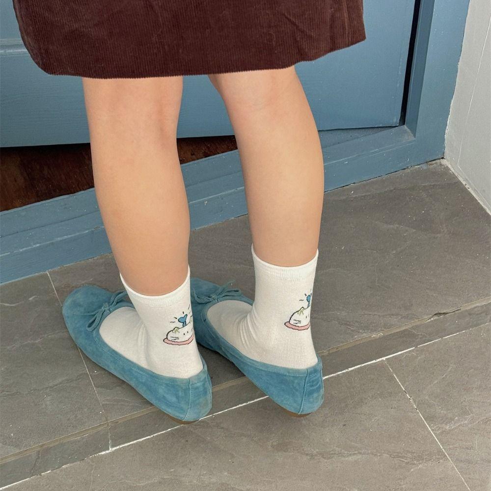 5Pairs Sweet Cute White Socks Love Mid Calf Socks Soft Tube Sock Women Streetwear 5Pairs
5Pairs Sweet Cute White Socks Love Mid Calf Socks Soft Tube Sock Women Streetwear 5Pairs