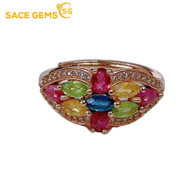 SACE GEMS 925 Sterling Silver 2.5*5MM Natural Tourmaline Gemstone Rings for Women Engagement Cocktail Party Fine Jewelry Gift Open
SACE GEMS 925 Sterling Silver 2.5*5MM Natural Tourmaline Gemstone Rings for Women Engagement Cocktail Party Fine Jewelry Gift Open