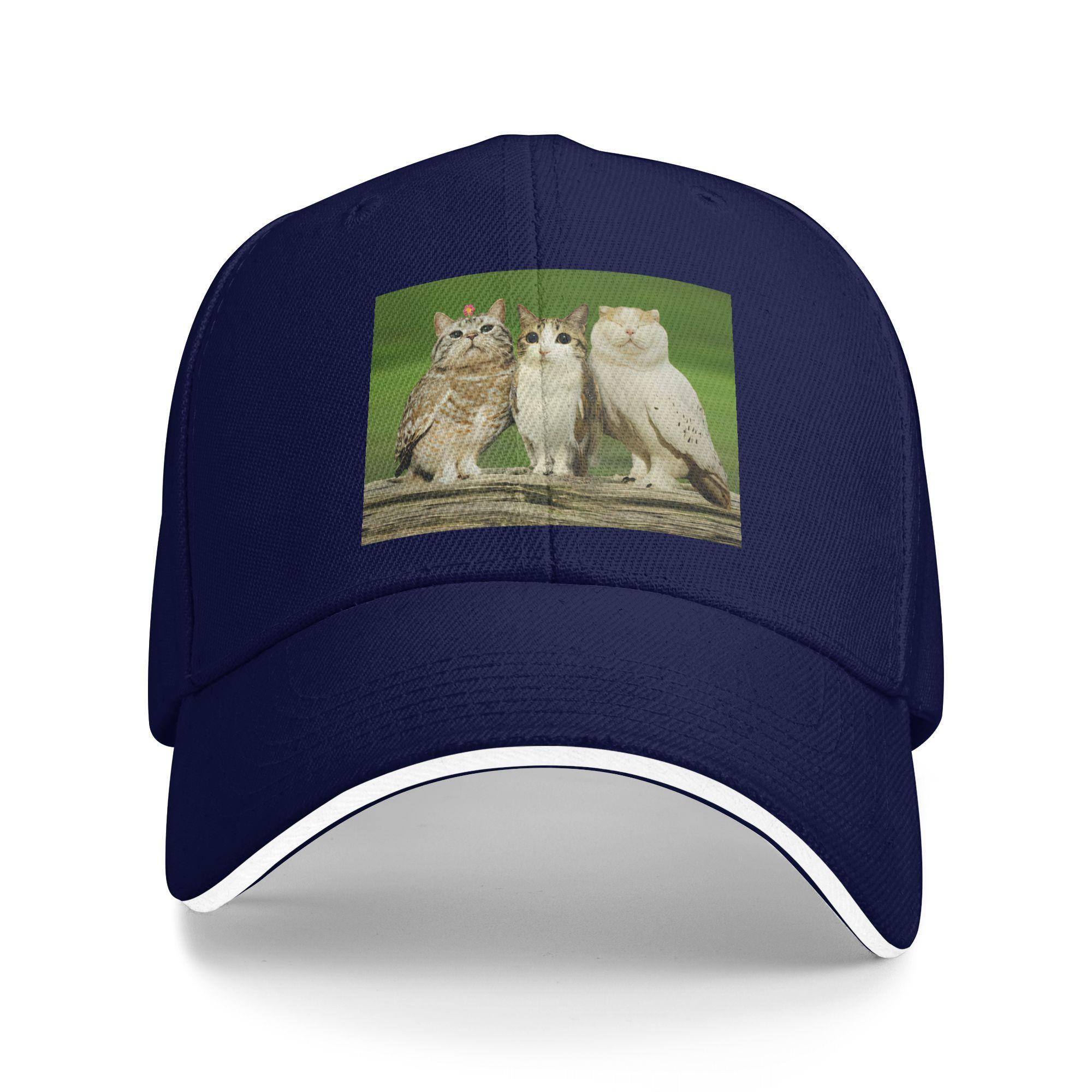 Meowl Meme Funny Cat Lover Baseball Cap Hiking Fishing Sun Trucker Hat Unisex Men Fashion Print Baseball Caps One Size темно-синього кольору
Meowl Meme Funny Cat Lover Baseball Cap Hiking Fishing Sun Trucker Hat Unisex Men Fashion Print Baseball Caps One Size темно-синього кольору