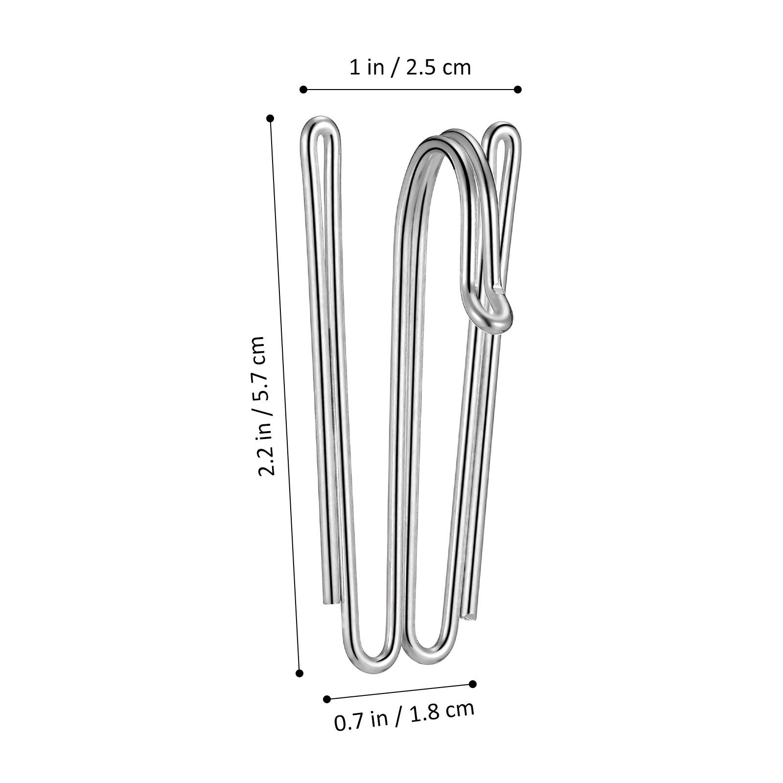 50Pcs Thickened Stainless Steel Curtain Hooks Drapery Hooks for Heavy Drapes Pleated Curtains DIY Support Frame Clips
50Pcs Thickened Stainless Steel Curtain Hooks Drapery Hooks for Heavy Drapes Pleated Curtains DIY Support Frame Clips