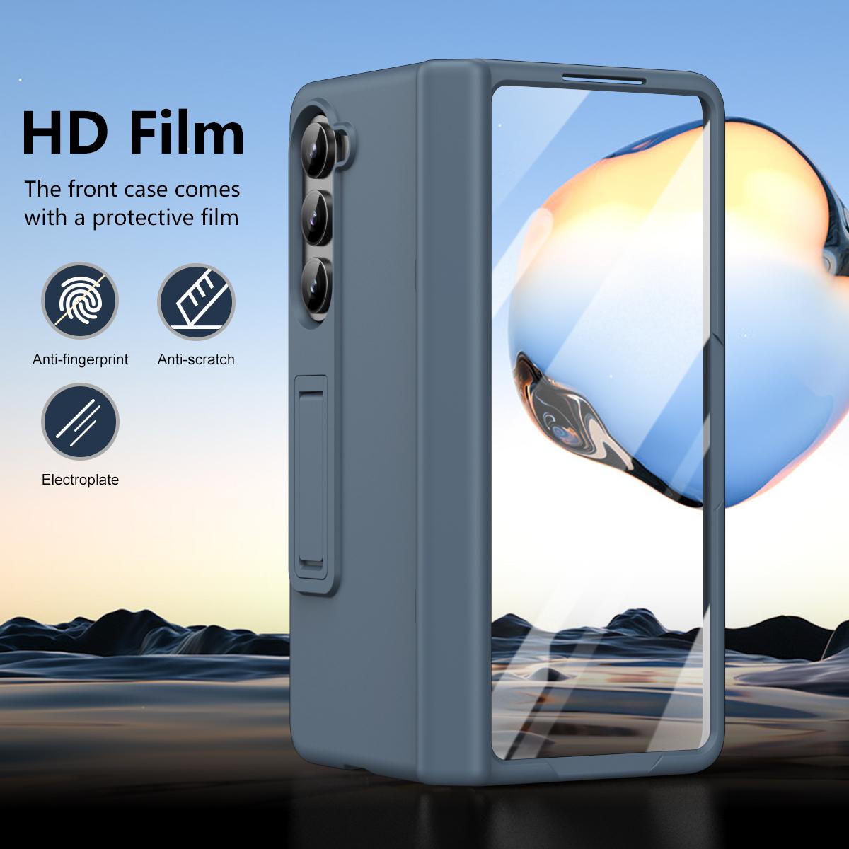 For Samsung Galaxy Z Fold 5 4 3 Case Luxury Ultra Thin Skin Feel Bracket Folding Hinge with Tempered Film Hard Cover Accessories for Galaxy Z Fold 3
For Samsung Galaxy Z Fold 5 4 3 Case Luxury Ultra Thin Skin Feel Bracket Folding Hinge with Tempered Film Hard Cover Accessories for Galaxy Z Fold 3