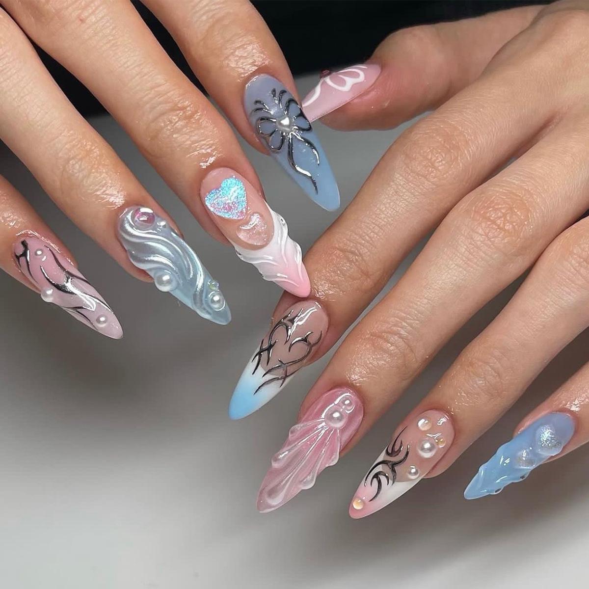 24 шт. Новые 3D маникюрные ногти Love Bow Wearing Nail розовые съемные носимые накладные ногти
24 шт. Новые 3D маникюрные ногти Love Bow Wearing Nail розовые съемные носимые накладные ногти