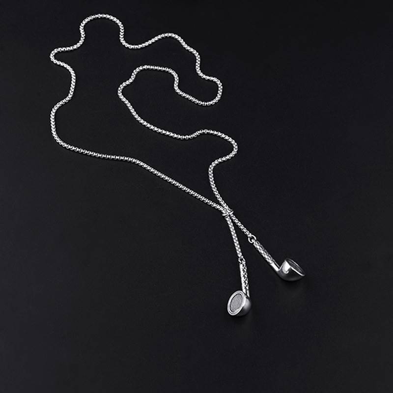 Personalized Hip-hop Headphone Design Adjustable Necklace for Women Men Stainless Steel Clavicle Chain Zircon Accessory Gifts
Personalized Hip-hop Headphone Design Adjustable Necklace for Women Men Stainless Steel Clavicle Chain Zircon Accessory Gifts