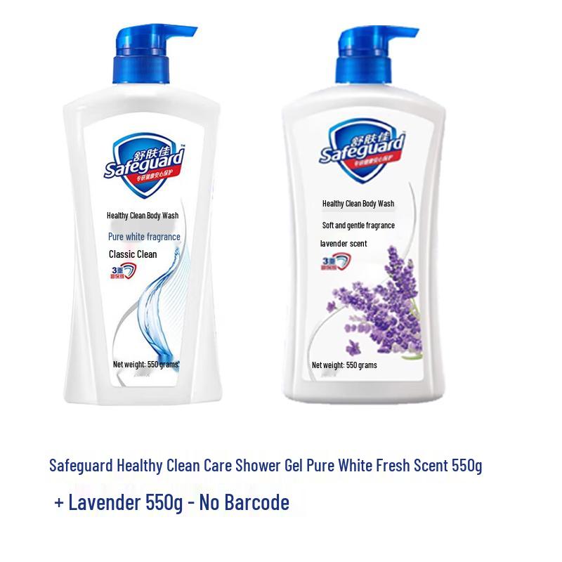 Safeguard Healthy Clean Shower Gel Duo Pack (Pure White & Lavender, 550g Each)
Safeguard Healthy Clean Shower Gel Duo Pack (Pure White & Lavender, 550g Each)