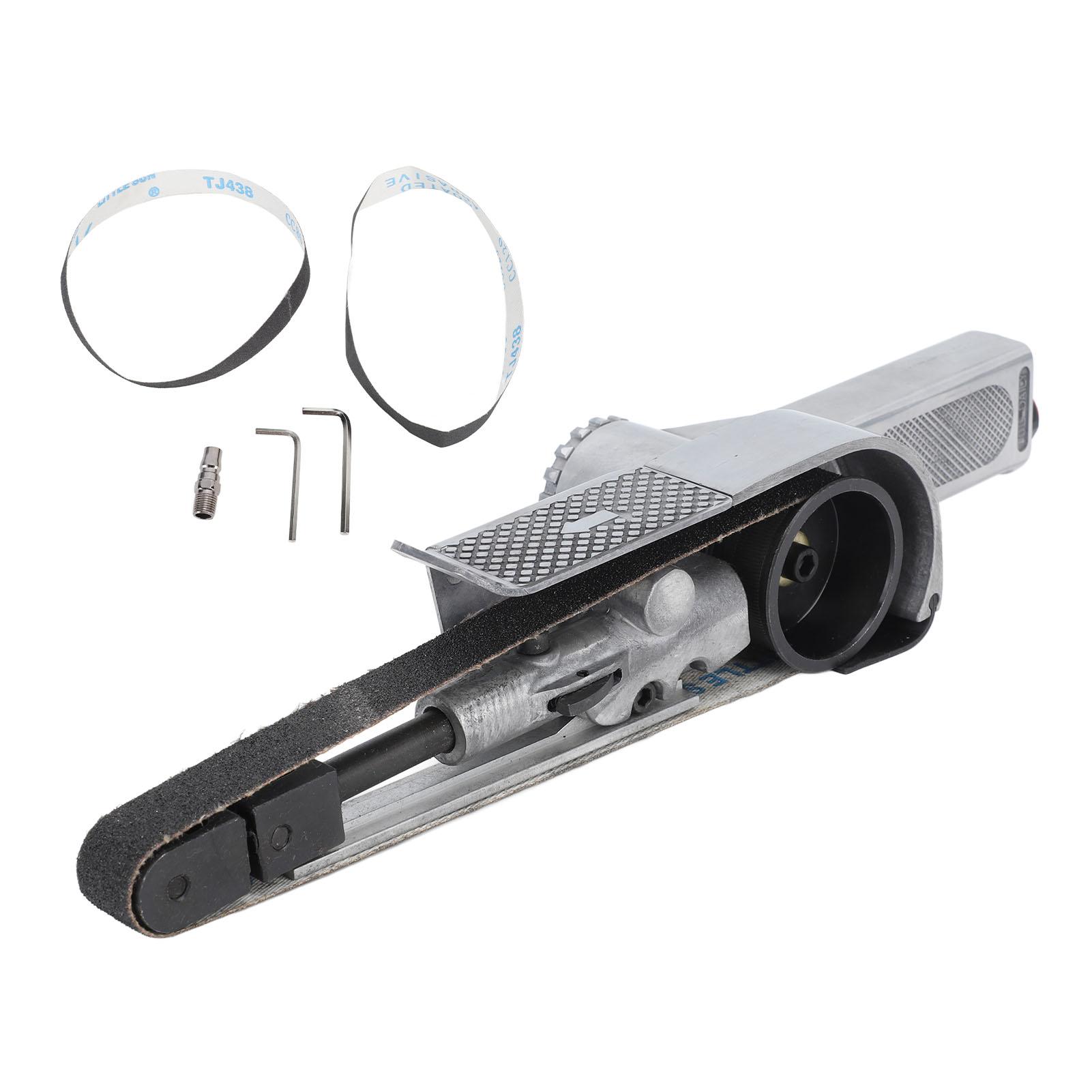 Pneumatic Belt Sander Adjustable Speed Smooth Grinding Angle Grinder Pneumatic Tool for Furniture
Pneumatic Belt Sander Adjustable Speed Smooth Grinding Angle Grinder Pneumatic Tool for Furniture