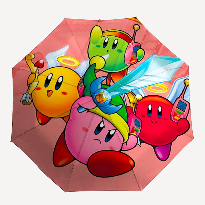 1pc Kirby Characters Automatic Folding Umbrella, 8 Ribs for All-Season Use, Portable for Travel & Outdoor Activities 003
1pc Kirby Characters Automatic Folding Umbrella, 8 Ribs for All-Season Use, Portable for Travel & Outdoor Activities 003