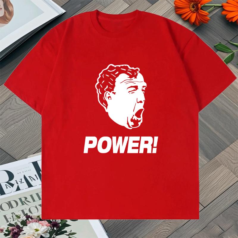 2025 Funny Jeremy Clarkson POWER Face Oversized t shirt Summer Clothe Classic Style Unisex Women short sleeve Cotton Tshirt Unisex S
2025 Funny Jeremy Clarkson POWER Face Oversized t shirt Summer Clothe Classic Style Unisex Women short sleeve Cotton Tshirt Unisex S