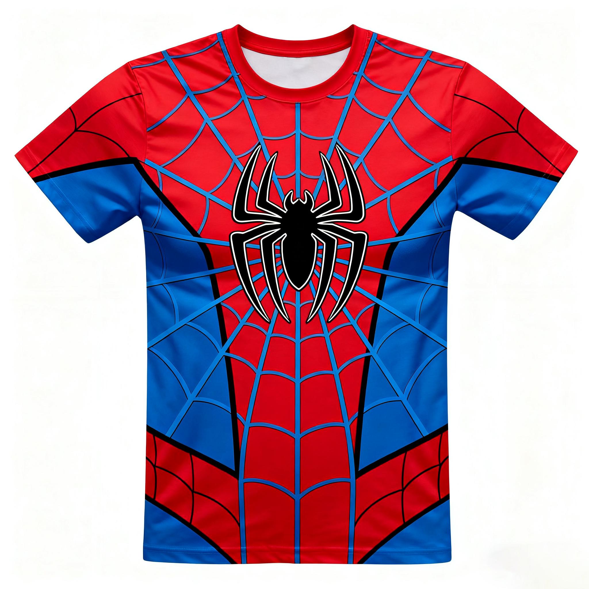 2026 Summer Children s T-shirt Fashion Street Cartoon Spider-Man 3D Quick-Dry Breathable Hydrating Short Sleeve XXS
2026 Summer Children s T-shirt Fashion Street Cartoon Spider-Man 3D Quick-Dry Breathable Hydrating Short Sleeve XXS