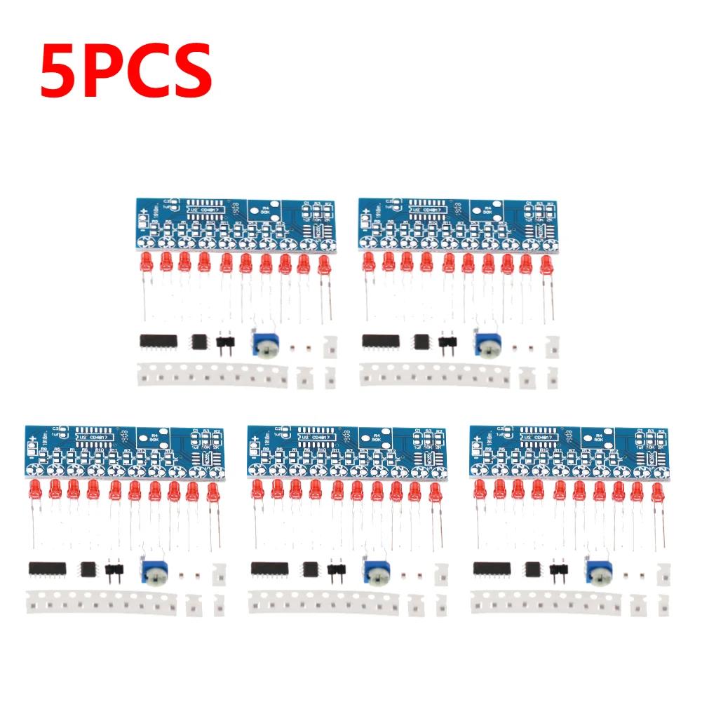 50PCS-5 NE555 +CD4017 Red LED Flashing Light DIY Kit SMD Soldering Practice Suite LED Water Flowing Effect DC 2.5-14.5V 1.6mm
50PCS-5 NE555 +CD4017 Red LED Flashing Light DIY Kit SMD Soldering Practice Suite LED Water Flowing Effect DC 2.5-14.5V 1.6mm